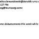 An e-mail from Trump campaign manager Corey Lewandowski directs the foundation's disbursement.